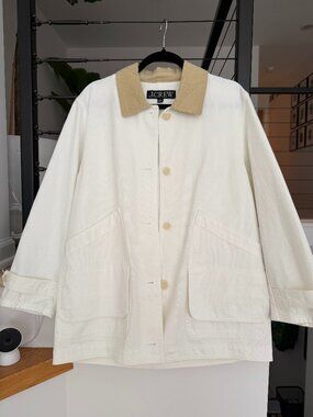 J.Crew Barn Jacket Ivory - Small